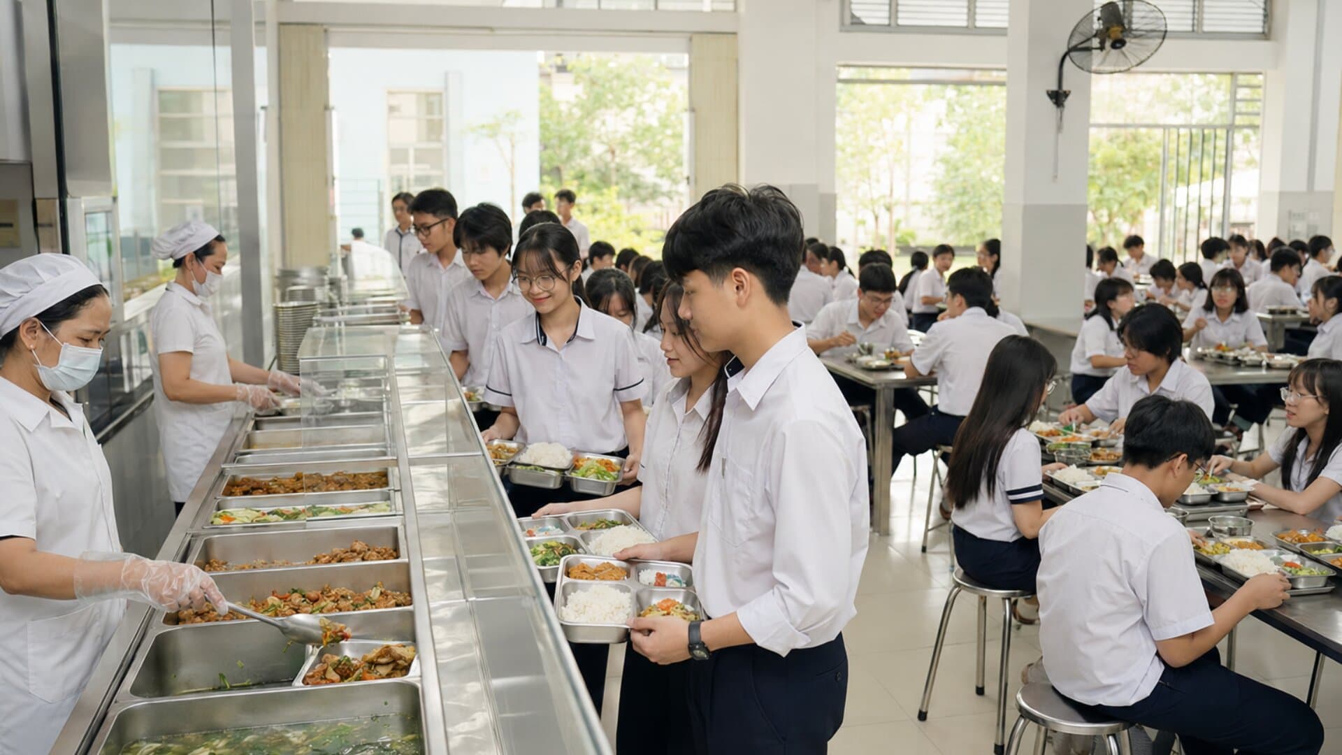 Dịch vụ bếp trường học – Suất Ăn