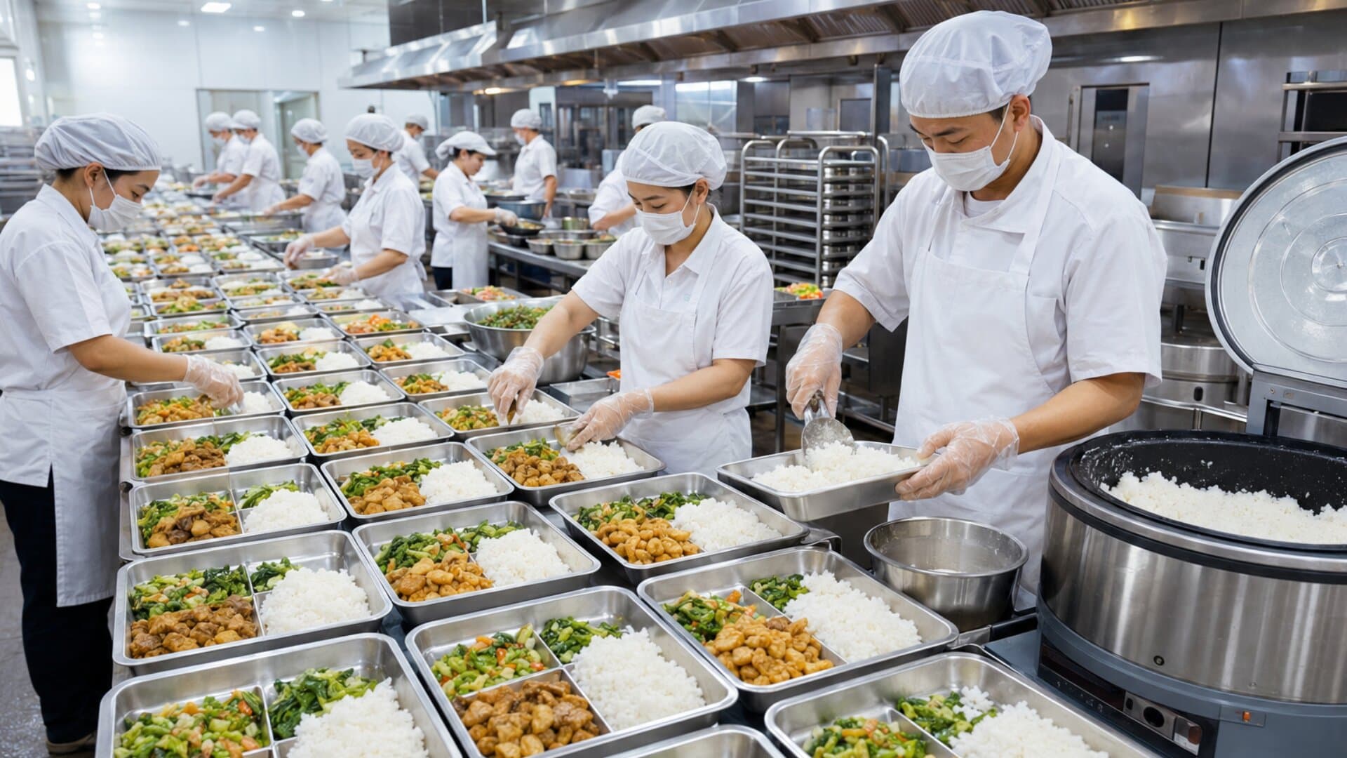 Gạo suất ăn công nghiệp