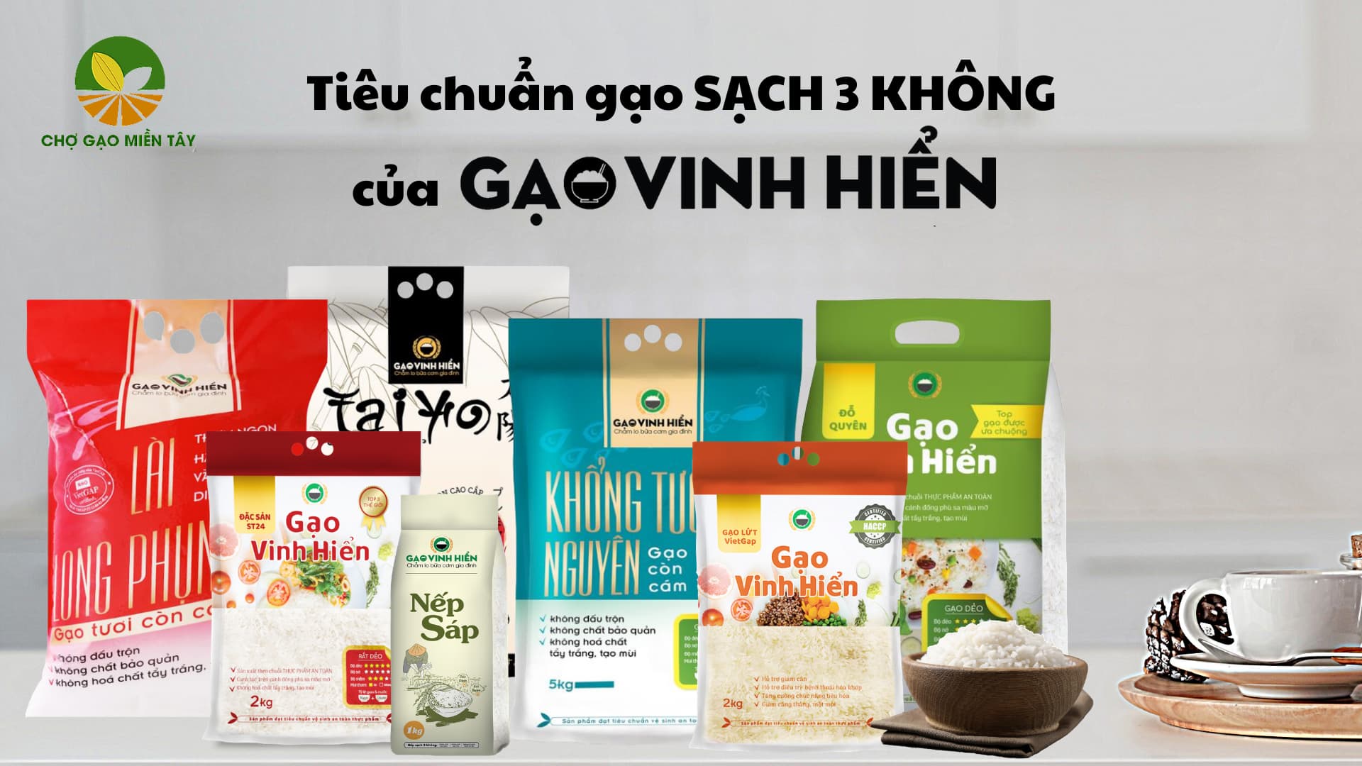 Bạn có thắc mắc về tiêu chuẩn GẠO SẠCH 3 KHÔNG của Gạo Vinh Hiển?