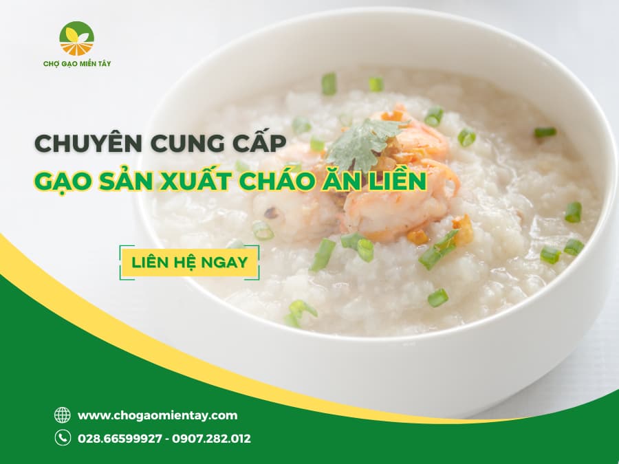 Chuyên Cung Cấp Gạo Làm Cháo Gói, Cháo Ăn Liền Giá Sỉ