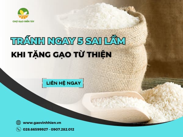 Tránh Ngay 5 Sai Lầm Khi Tặng Gạo Từ Thiện, Làm Từ Thiện
