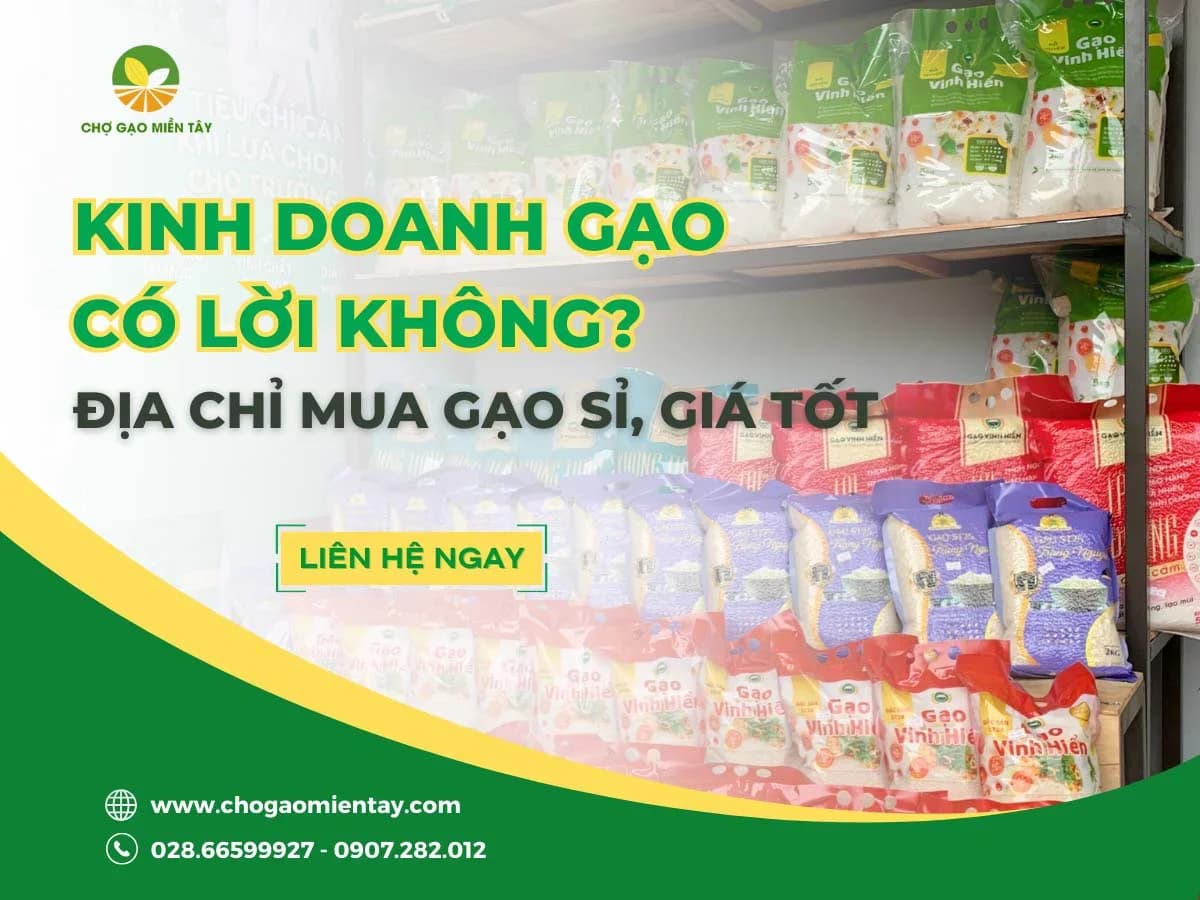 Kinh doanh gạo có lời không? Lợi nhuận kinh doanh gạo là bao nhiêu?