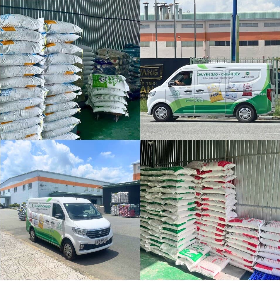 Nhà máy và kho gạo phục vụ doanh nghiệp